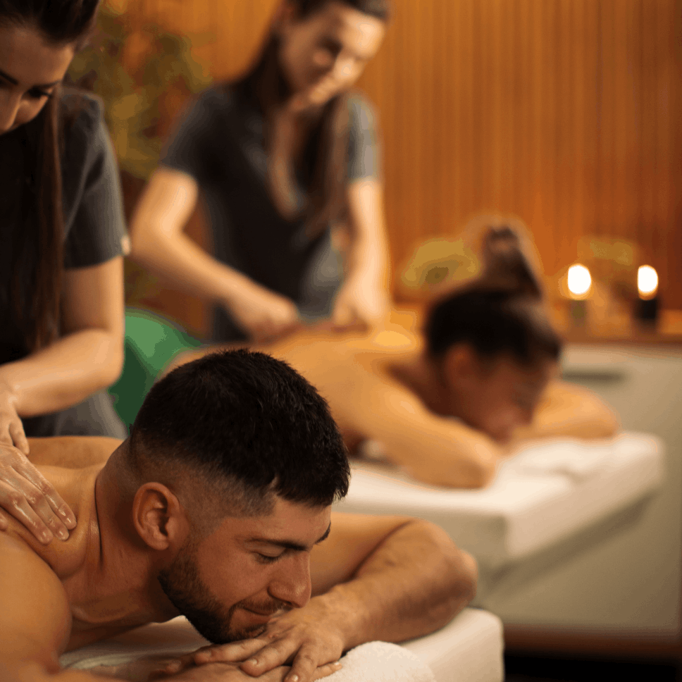 Classical Swedish Massage in Hot stone therapy